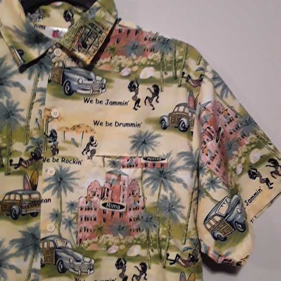 Rima Beach World Caribbean Resort ButtonUp Shirt - Picture 8 of 11
